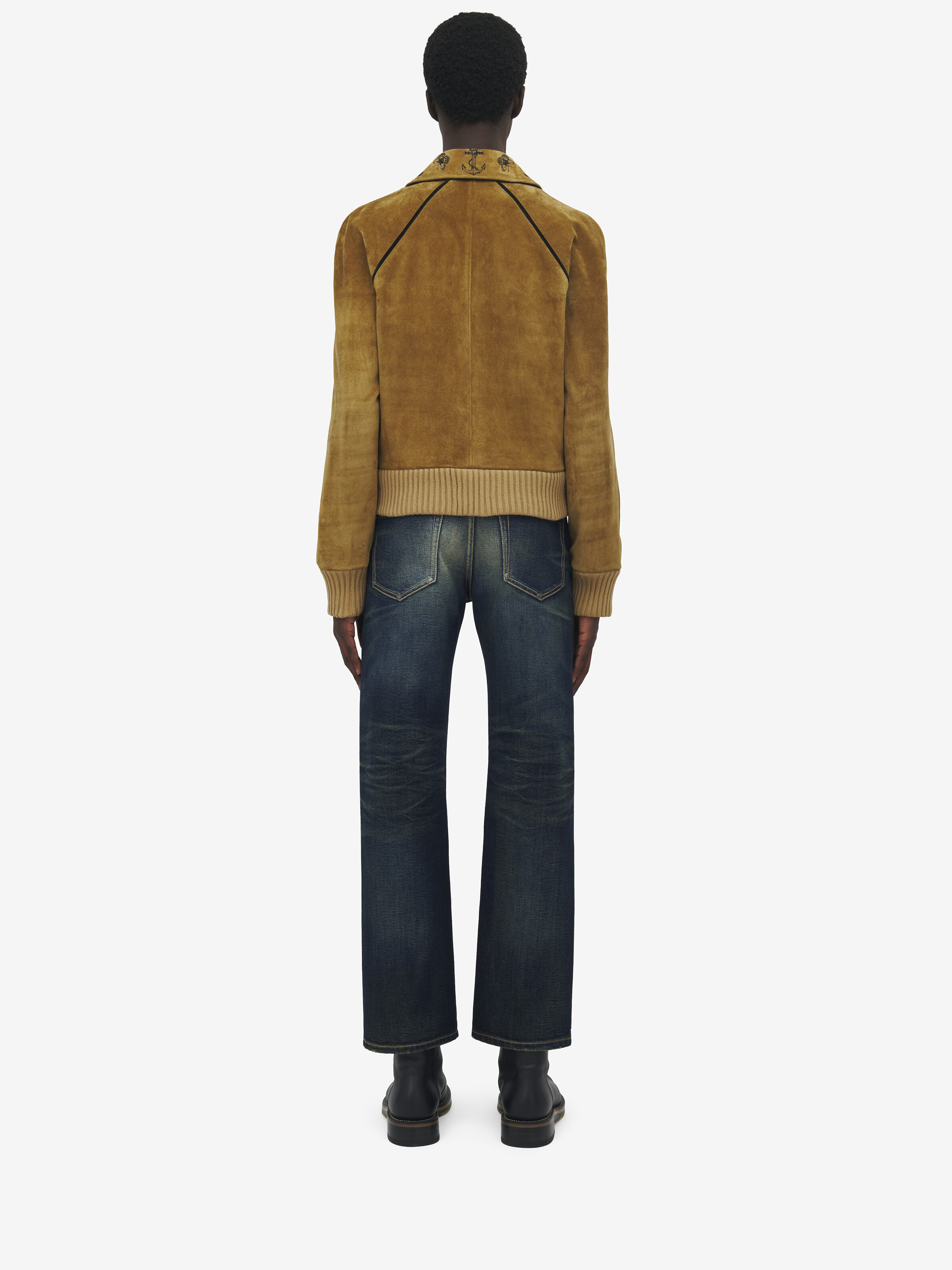 Suede Bomber Jacket - 5