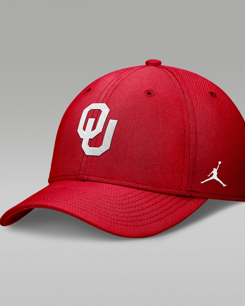 Oklahoma Classic Men's Jordan Brand Dri-FIT College Hat 1