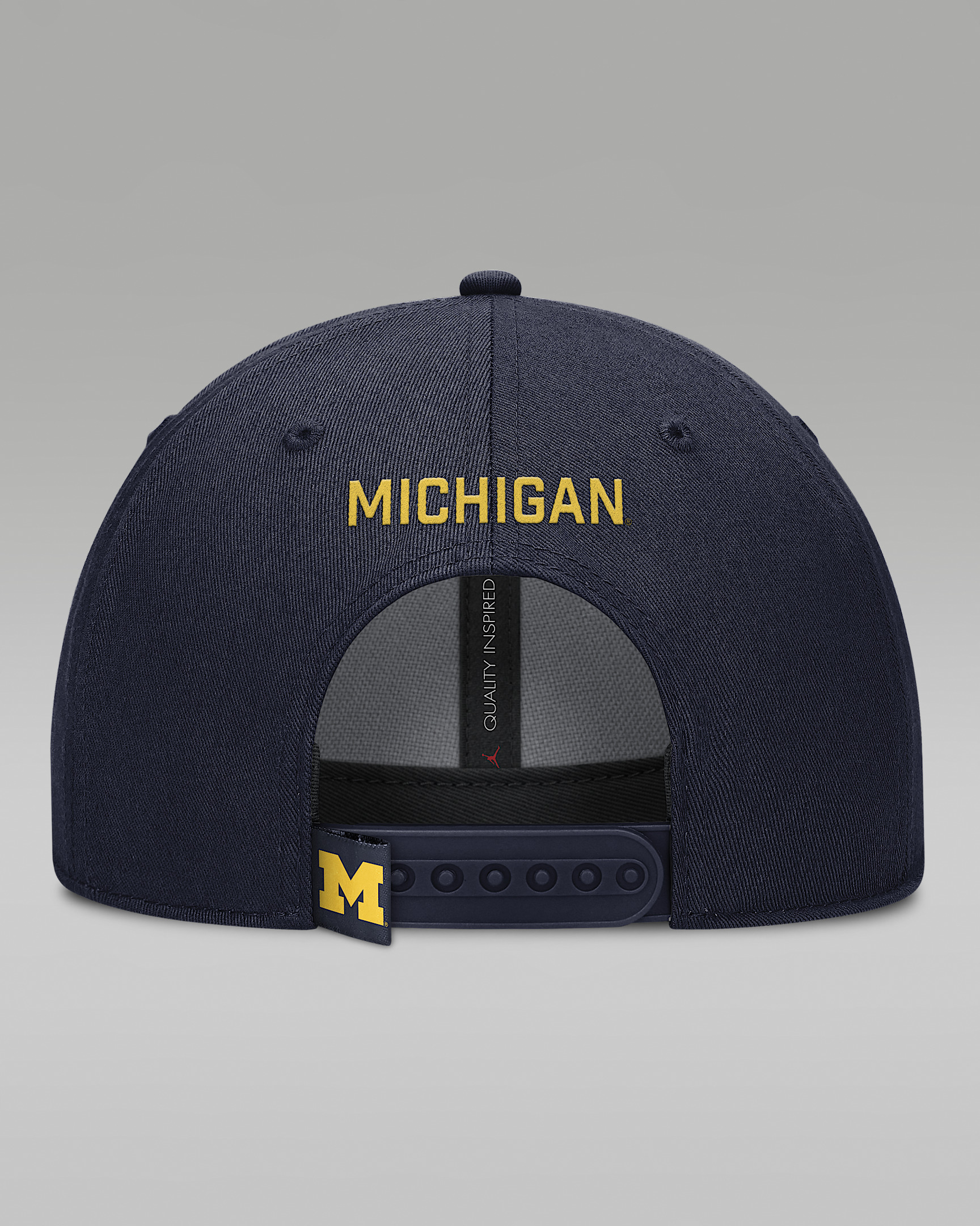 Michigan On-Field Rise Gameday Men's Jordan Brand Dri-FIT College Trucker Adjustable Hat - 2