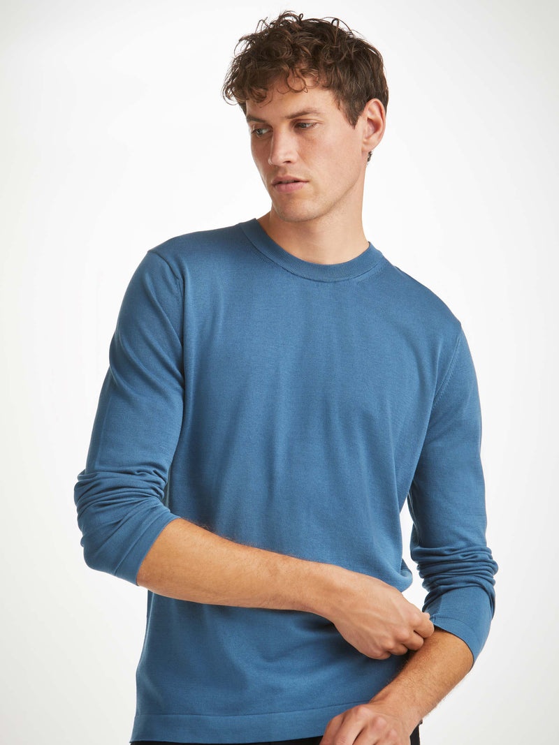Men's Sweater Jacob Sea Island Storm Blue - 2
