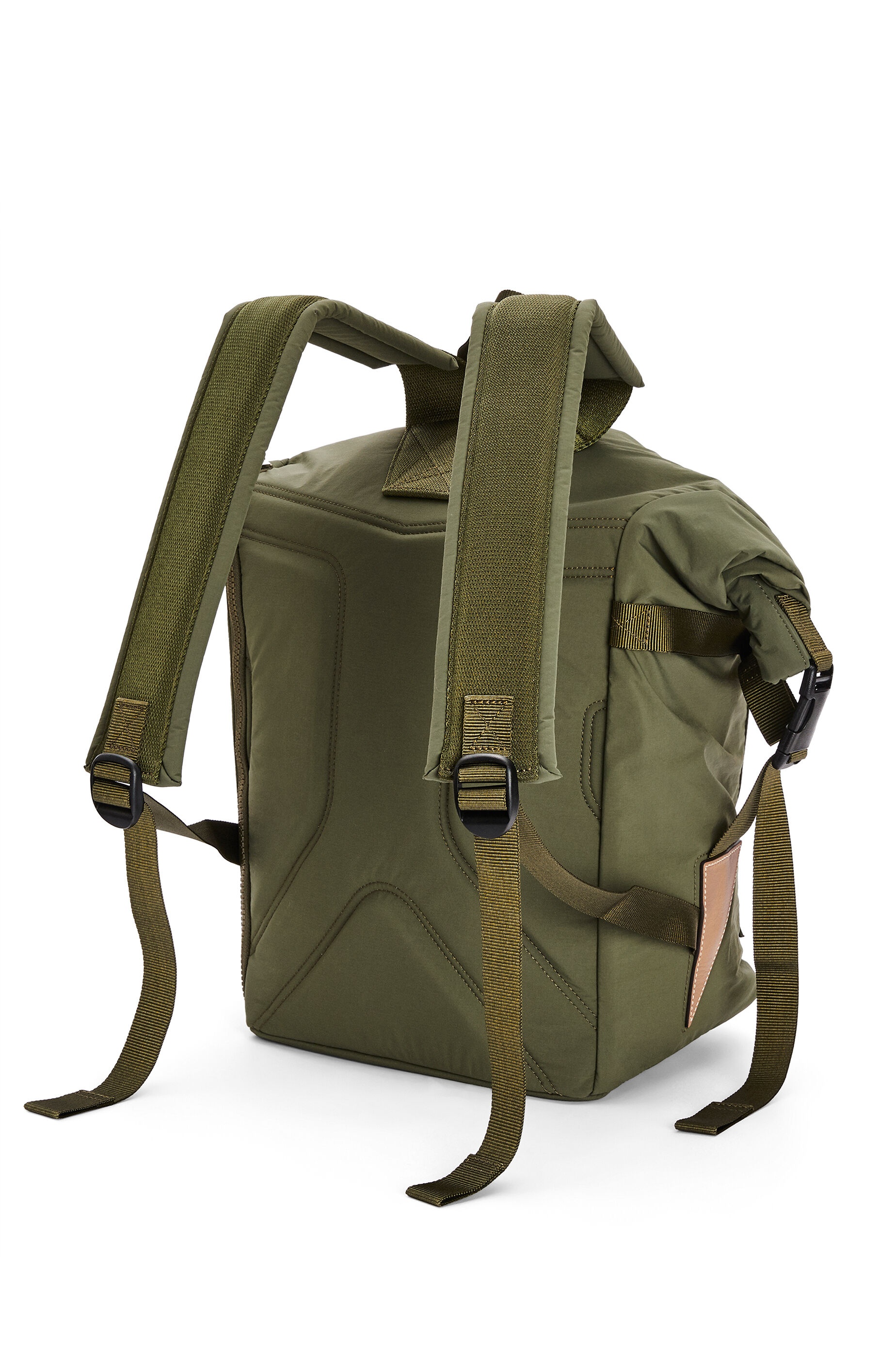 Roll top backpack in recycled nylon - 5