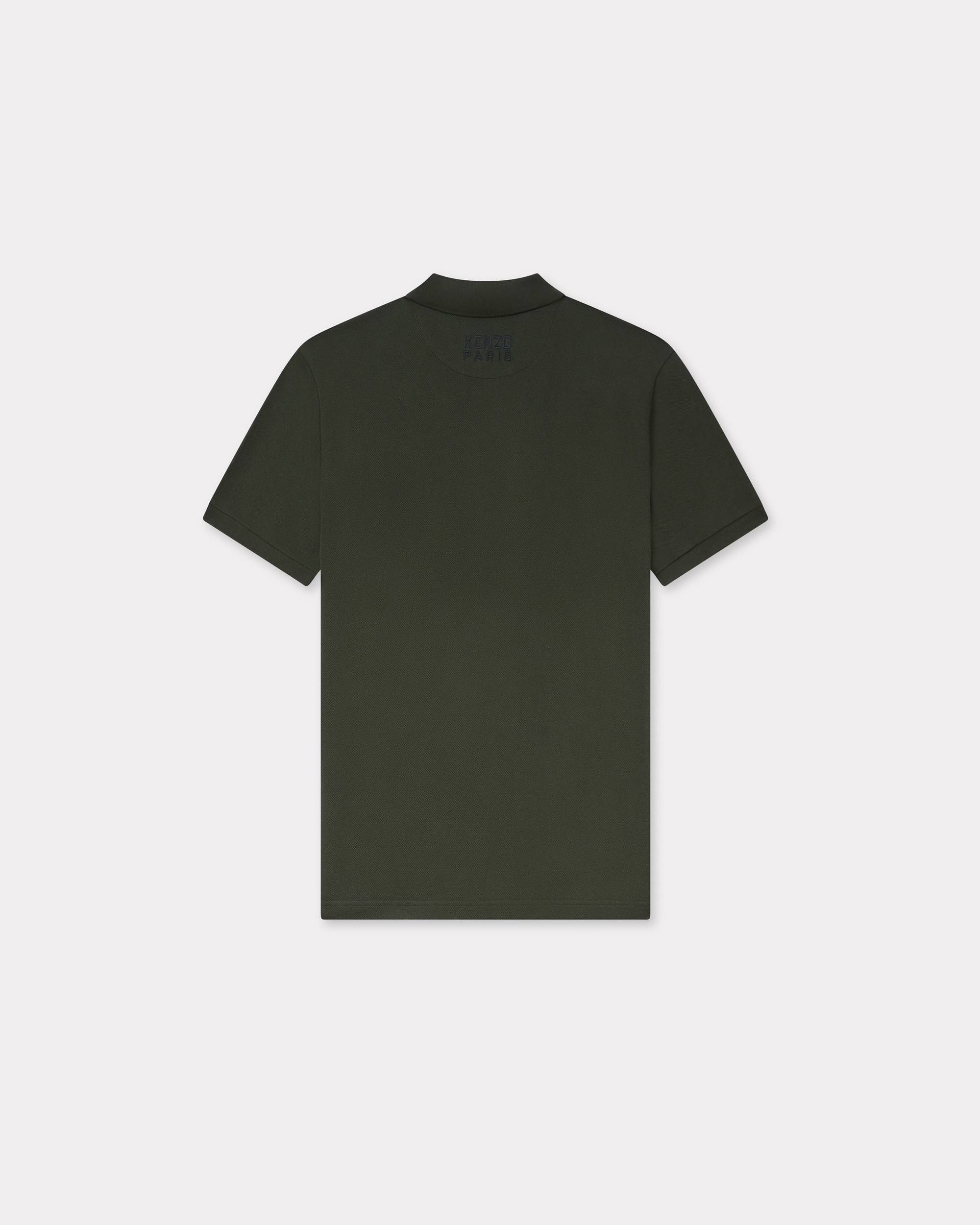 'KENZO Happy Tiger' embroidered slim polo in cotton - 2
