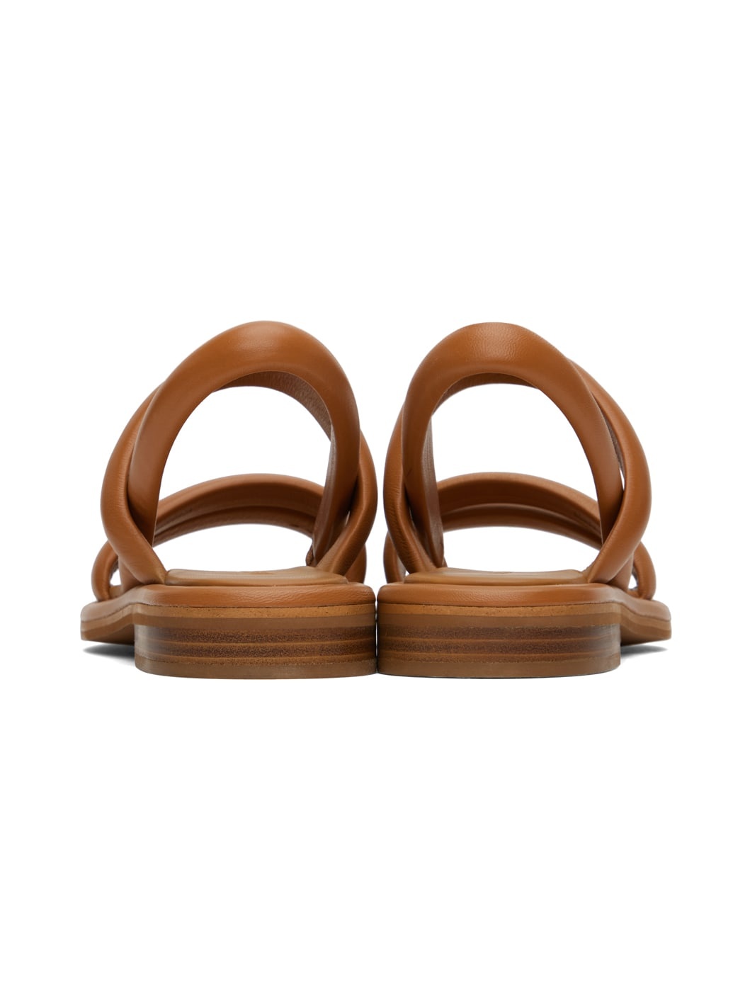 Tan Suzan Flat Sandals - 2