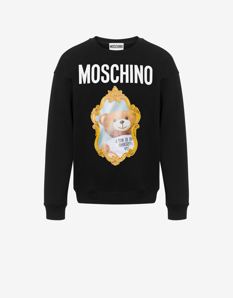 MIRROR TEDDY BEAR ORGANIC COTTON SWEATSHIRT 1