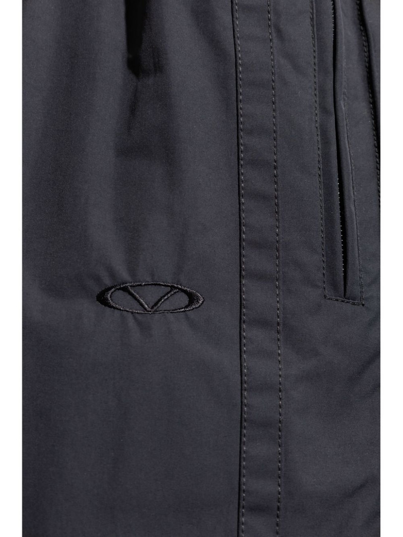 logo-embroidery track pants 5