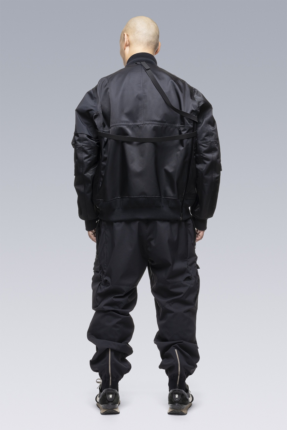 SAC-J2762 sacai / ACRONYM Bomber Jacket Black - 3