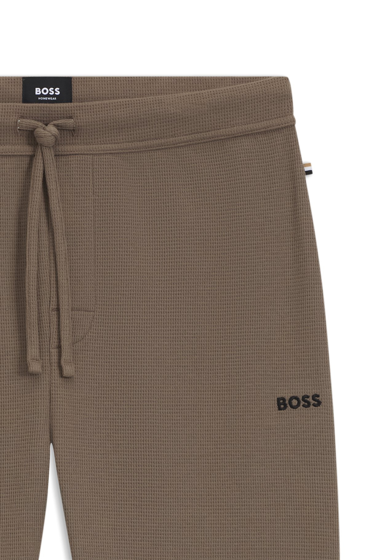WAFFLE PAJAMA BOTTOMS IN A COTTON BLEND - 6