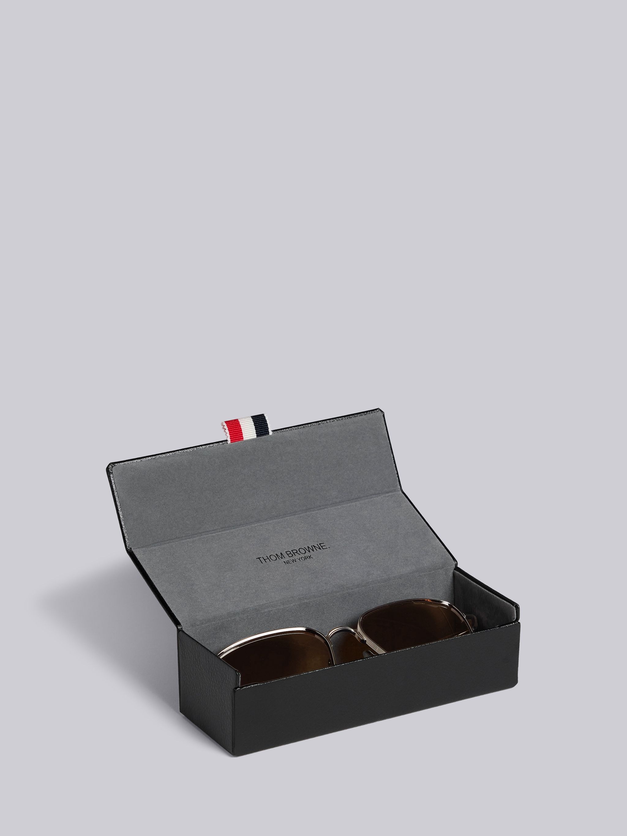 TB124 - Silver And Brown Aviator Sunglasses - 5