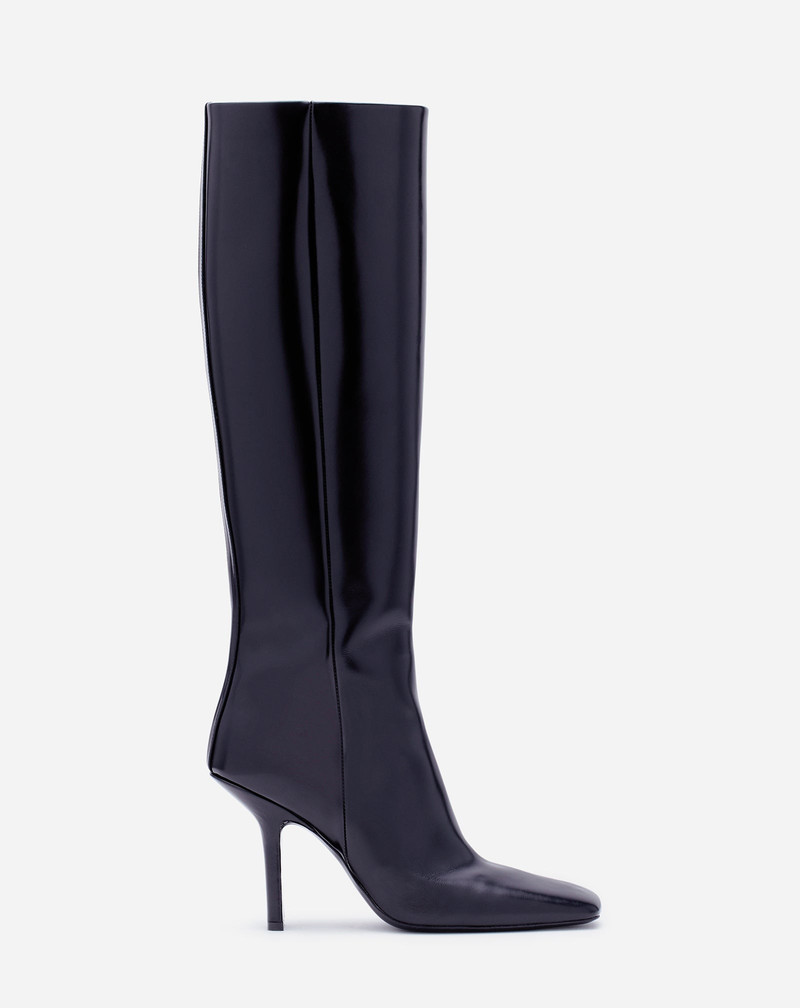 MESURE BOOTS IN GLOSSY LEATHER 1