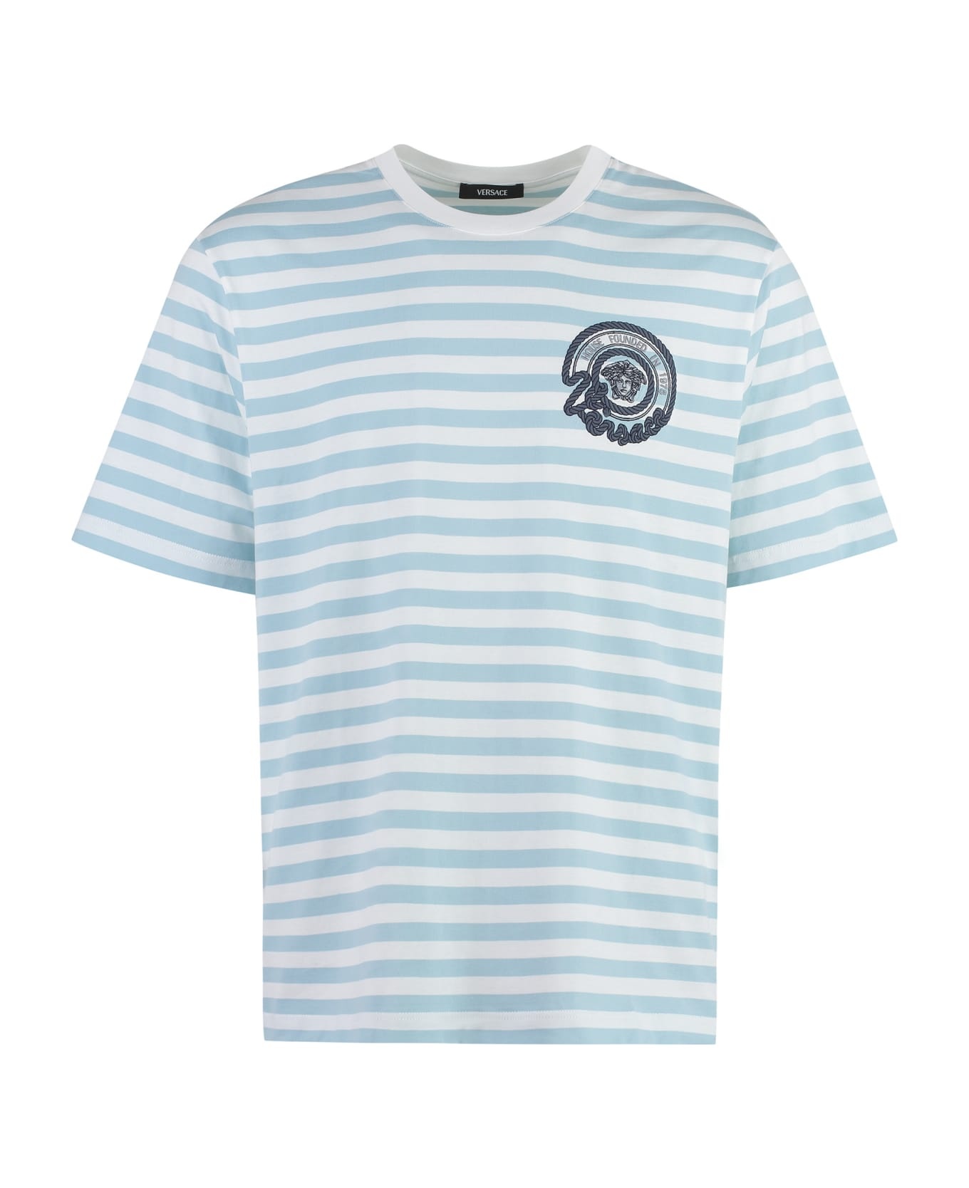 Striped Cotton T-shirt - 1