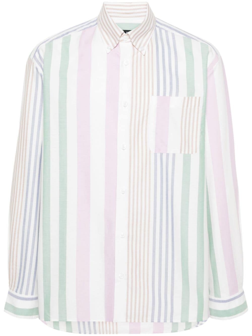 Sela striped cotton shirt - 1