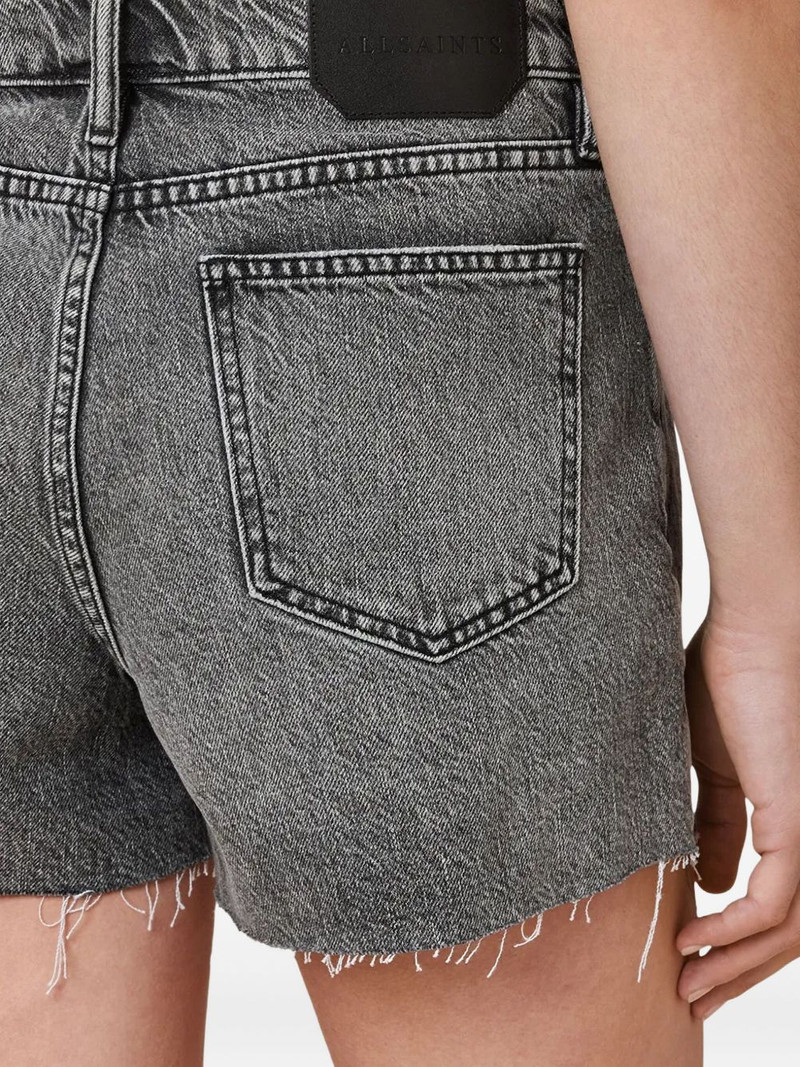 Tate frayed-hem denim shorts 5