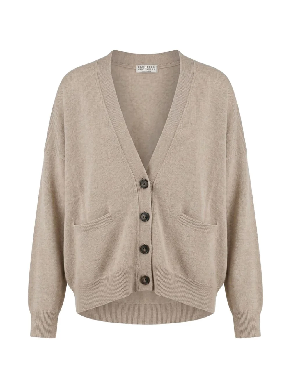 button-up cashmere cardigan - 1