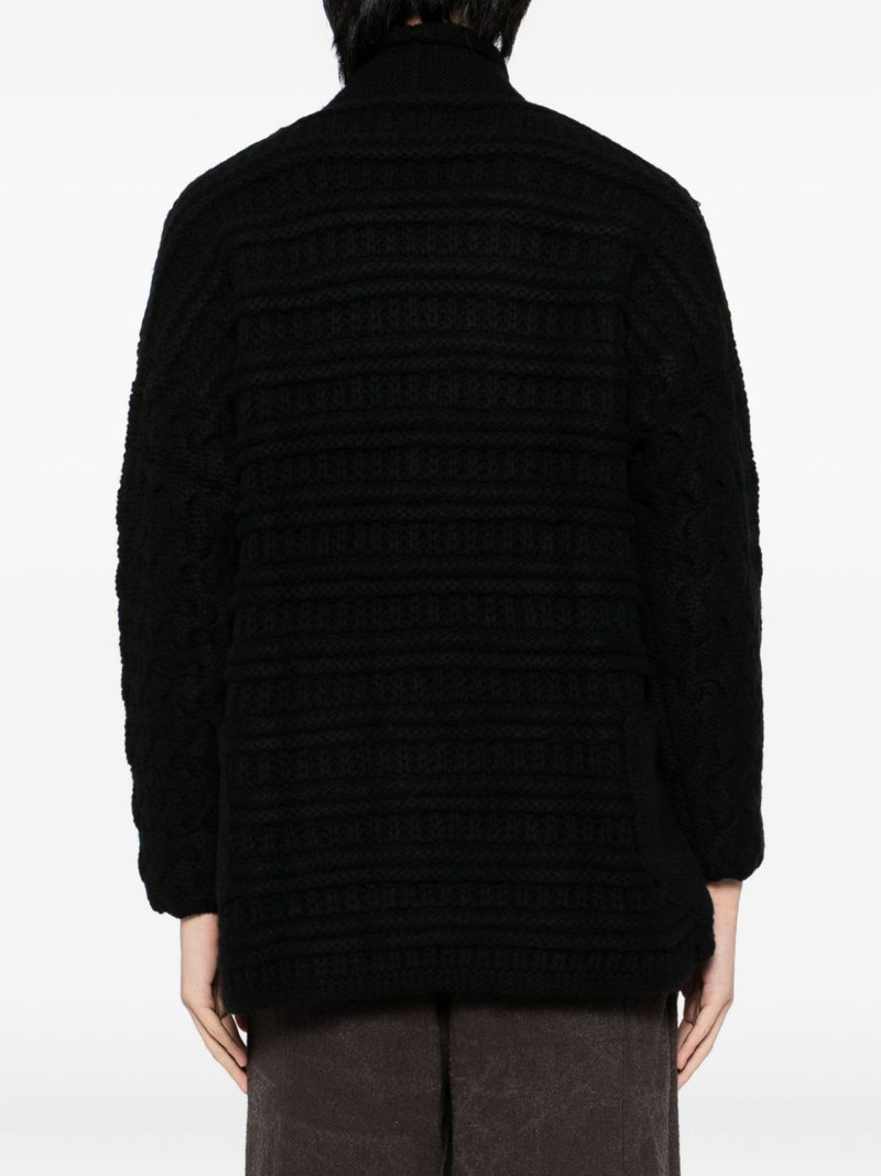 cable-knit cardigan 4