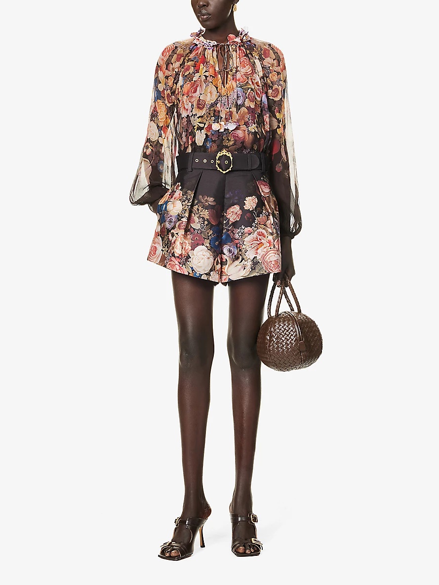 【Zimmermann】LUMINOSITY TUCK MINI SHORT ショートパンツ Zimmermann LUMINOSITY TUCK MINI SHORT | REVERSIBLE