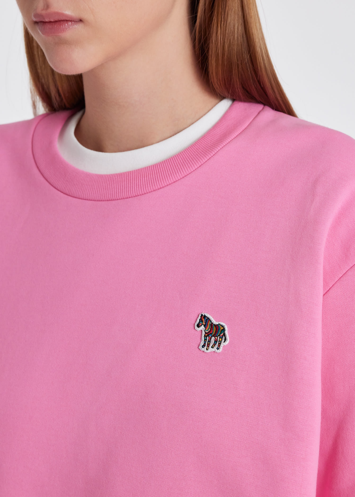 Lounge Zebra Logo Cotton Sweatshirt - 6