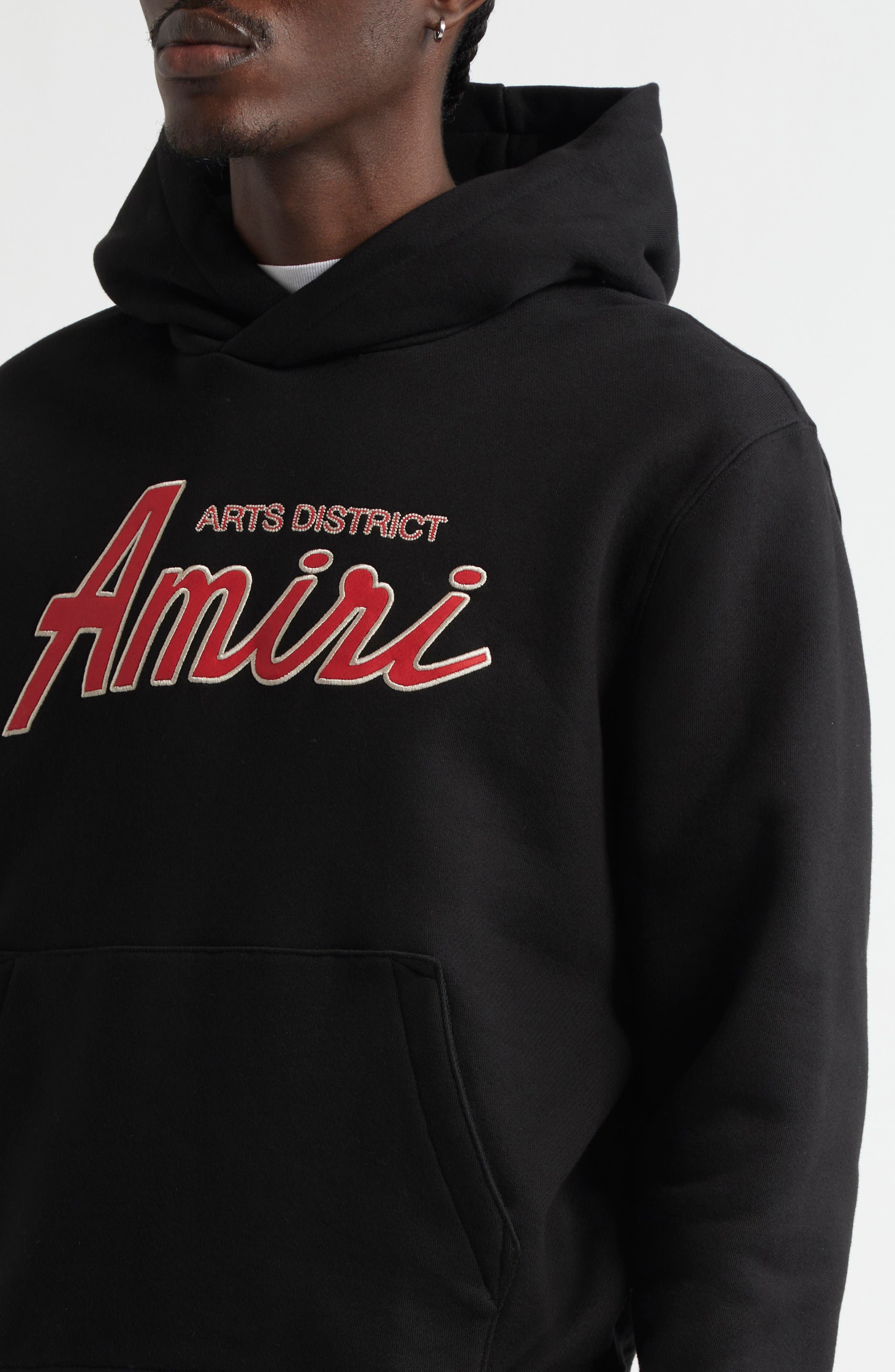 AMIRI City Logo Graphic Hoodie in Black at Nordstrom - 5