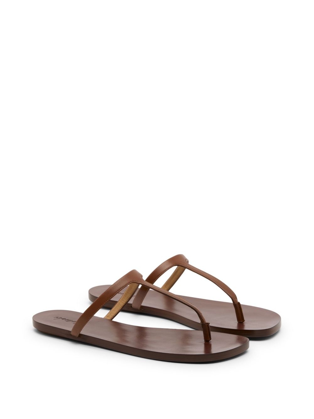 leather flip flops - 2