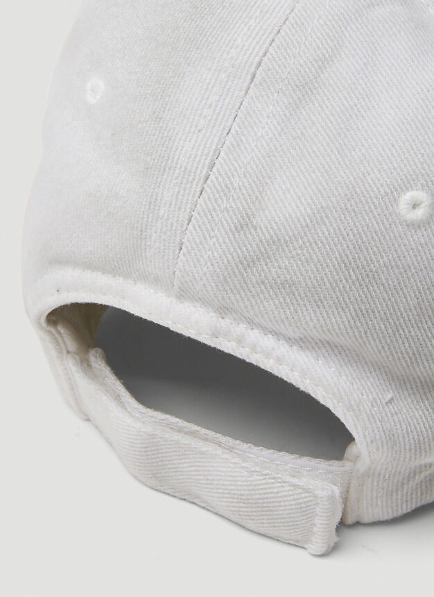 BB Paris Baseball Cap in White - 5