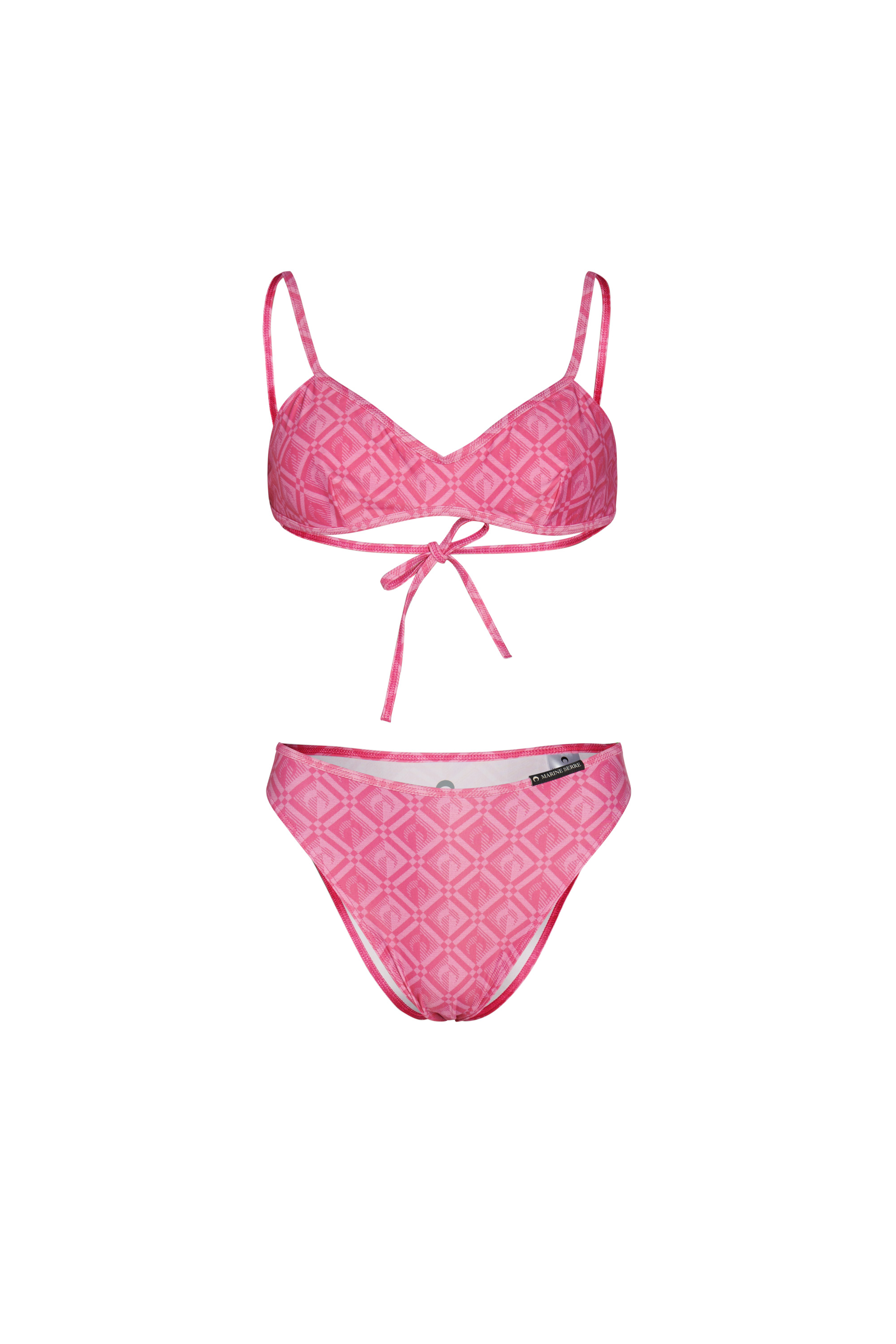 Printed Two Piece Bikini - 1