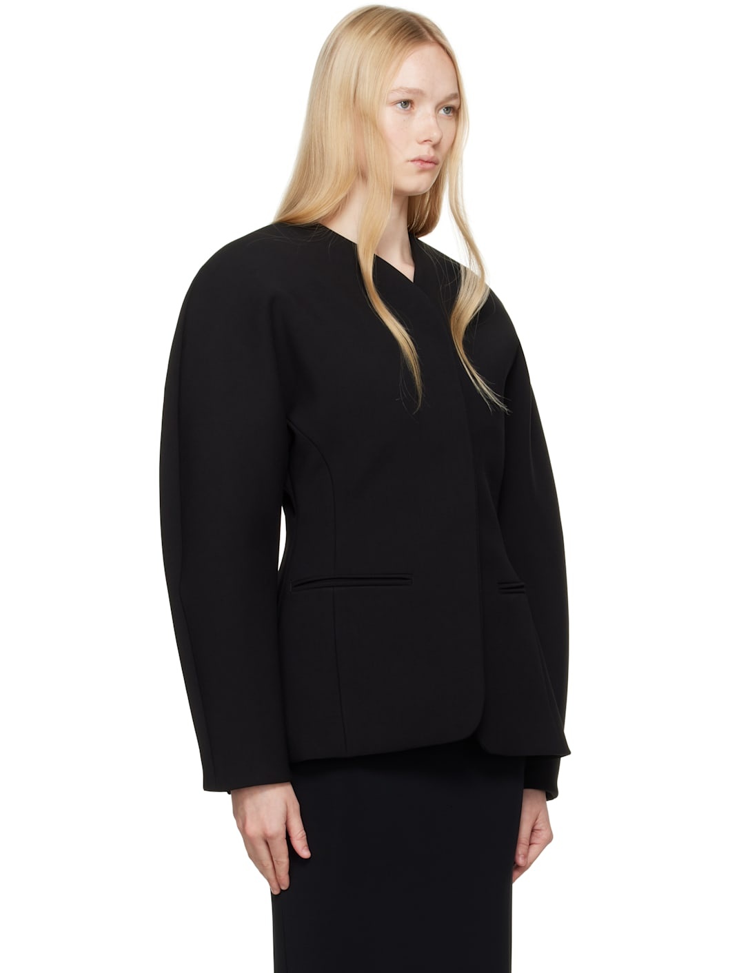 Black La Croisière 'The Ovalo' Blazer - 2