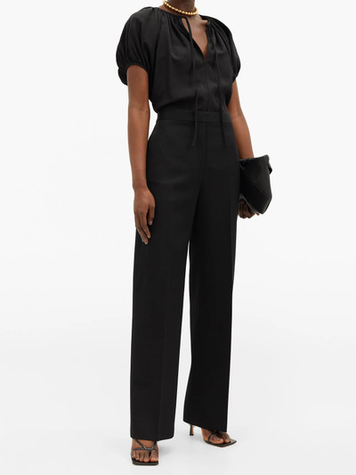 Jil Sander Nicholas high-rise wool wide-leg trousers outlook