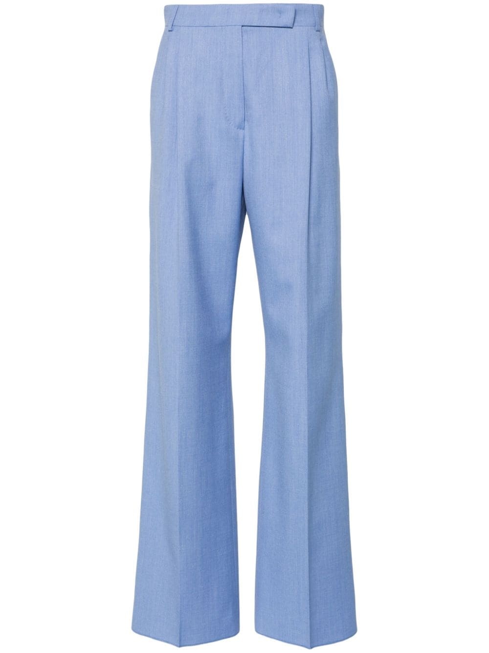 mÃ©lange virgin-wool-blend trousers - 1