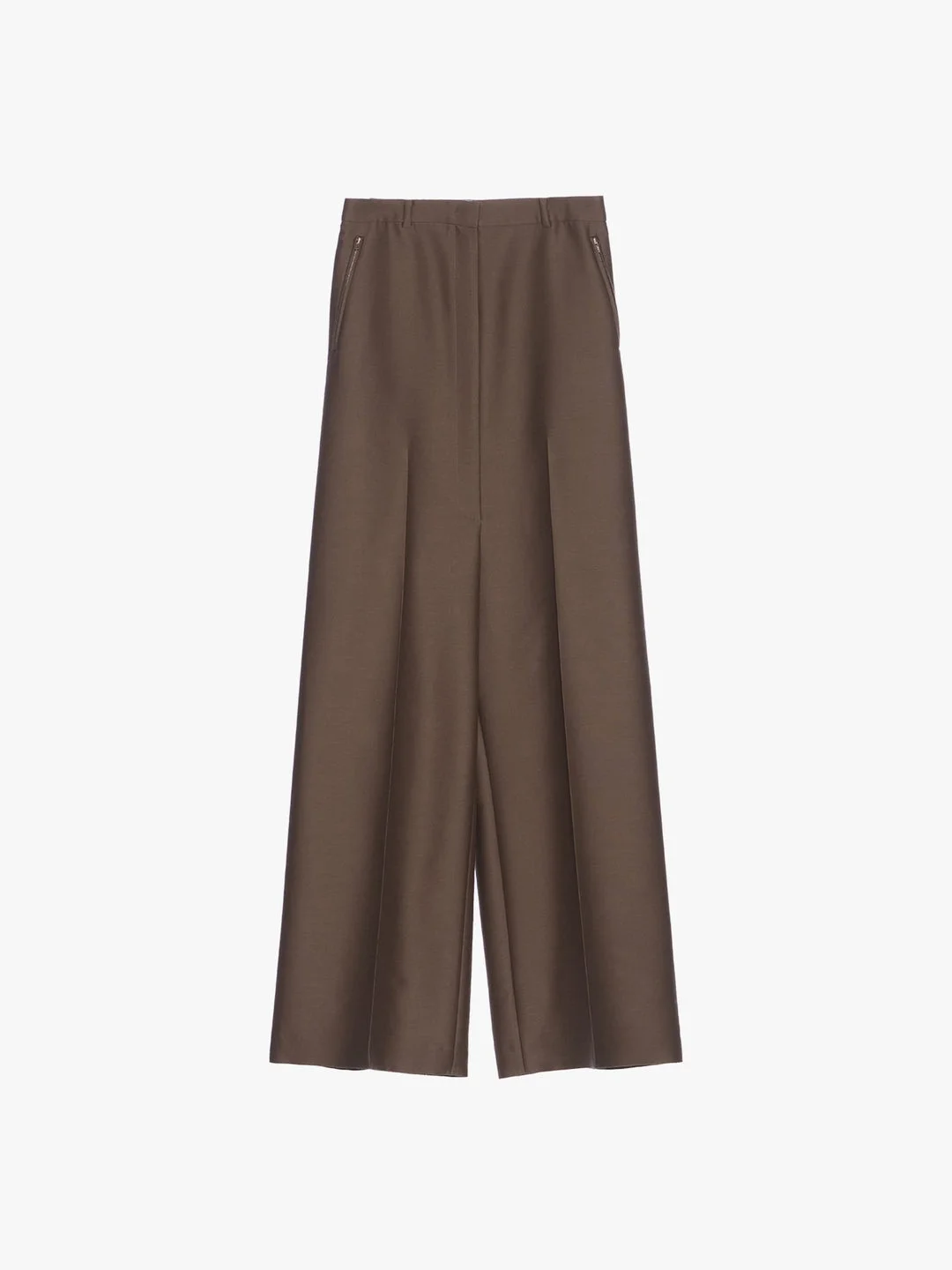 Side Folded Wide Pants - 1