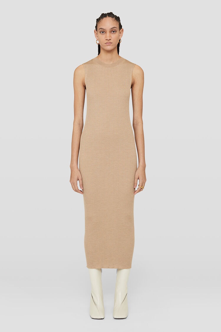 Crew-Neck Dress - 1