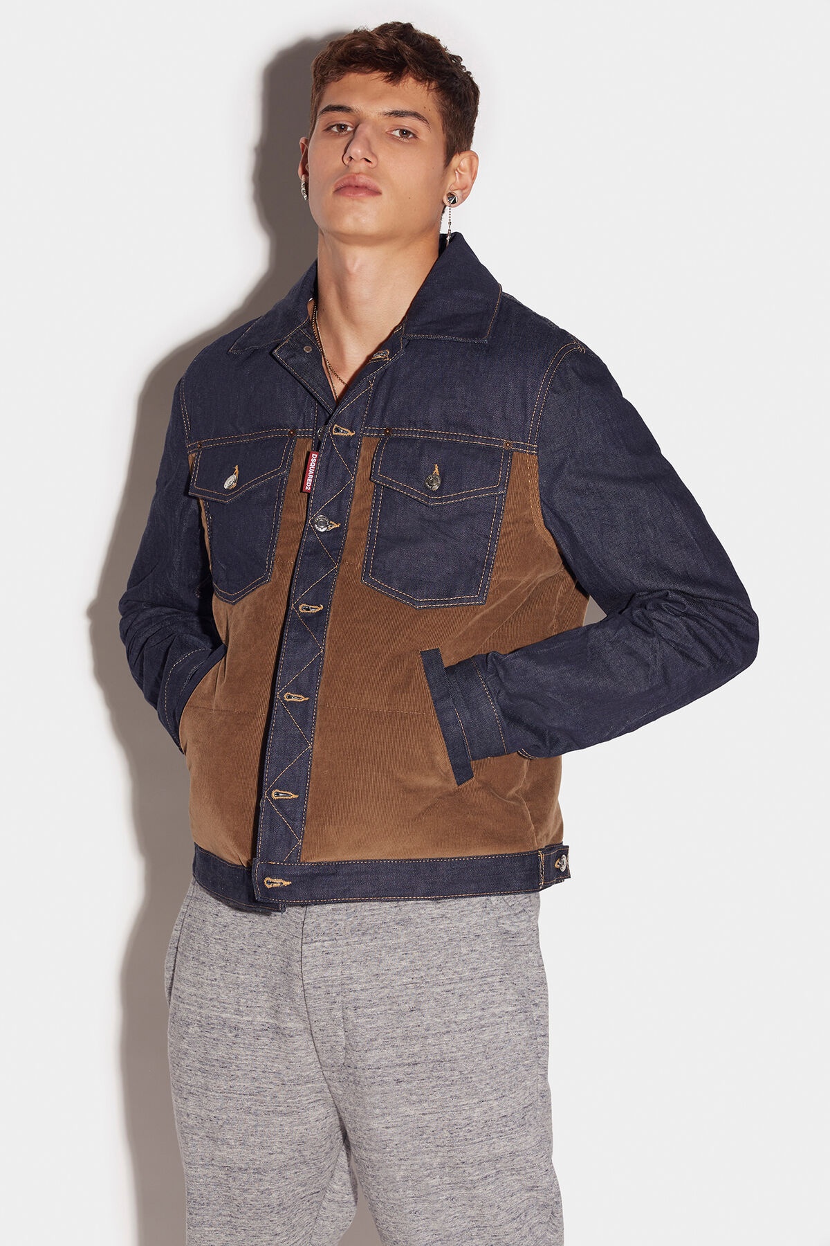 BE ICON PADDED WINDBREAKER - 1