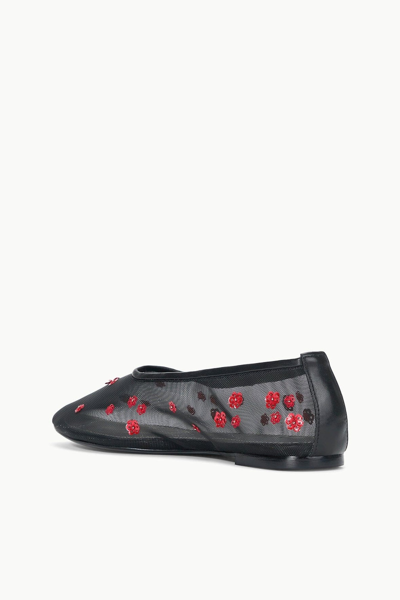 STAUD STAUD ALBA BALLET FLAT POPPY outlook