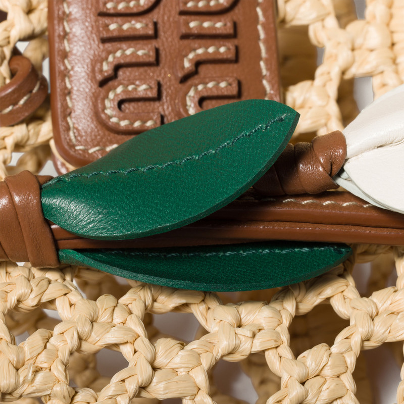 Raffia crochet pouch 5