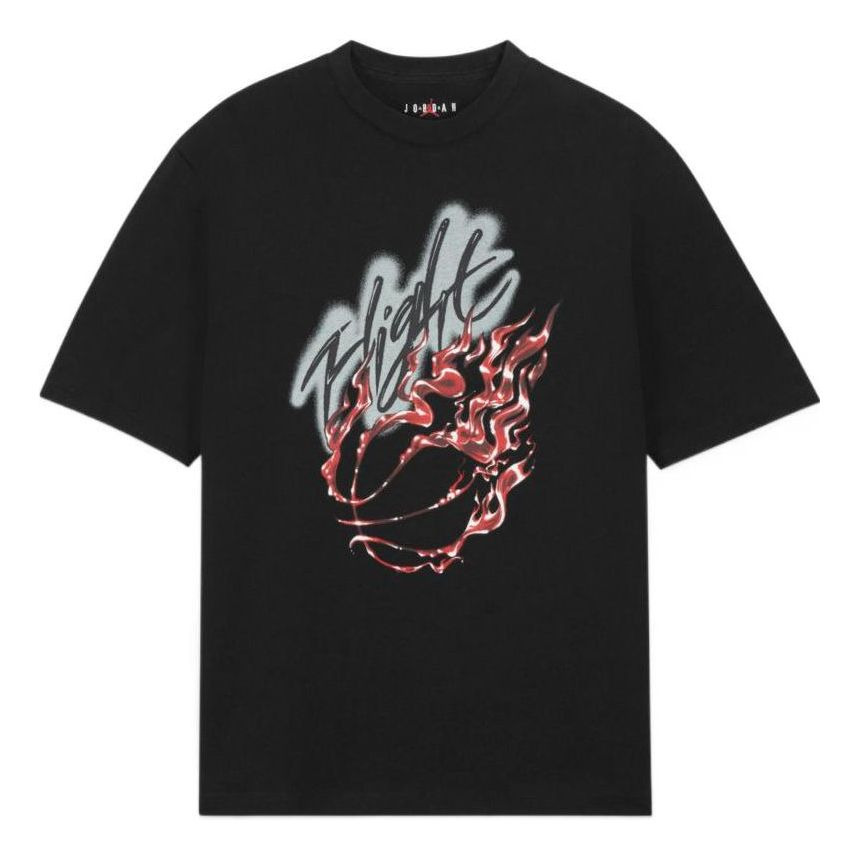 Air Jordan x Travis Scott Flight Graphic T-shirt 'Black' DO4101-010 - 1