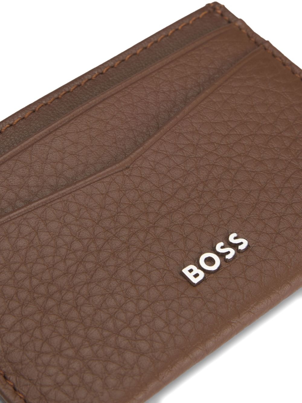 pebbled leather cardholder - 4