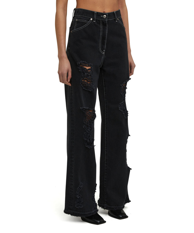 Jeans with "Black Denim with Stitches" workmanship 3