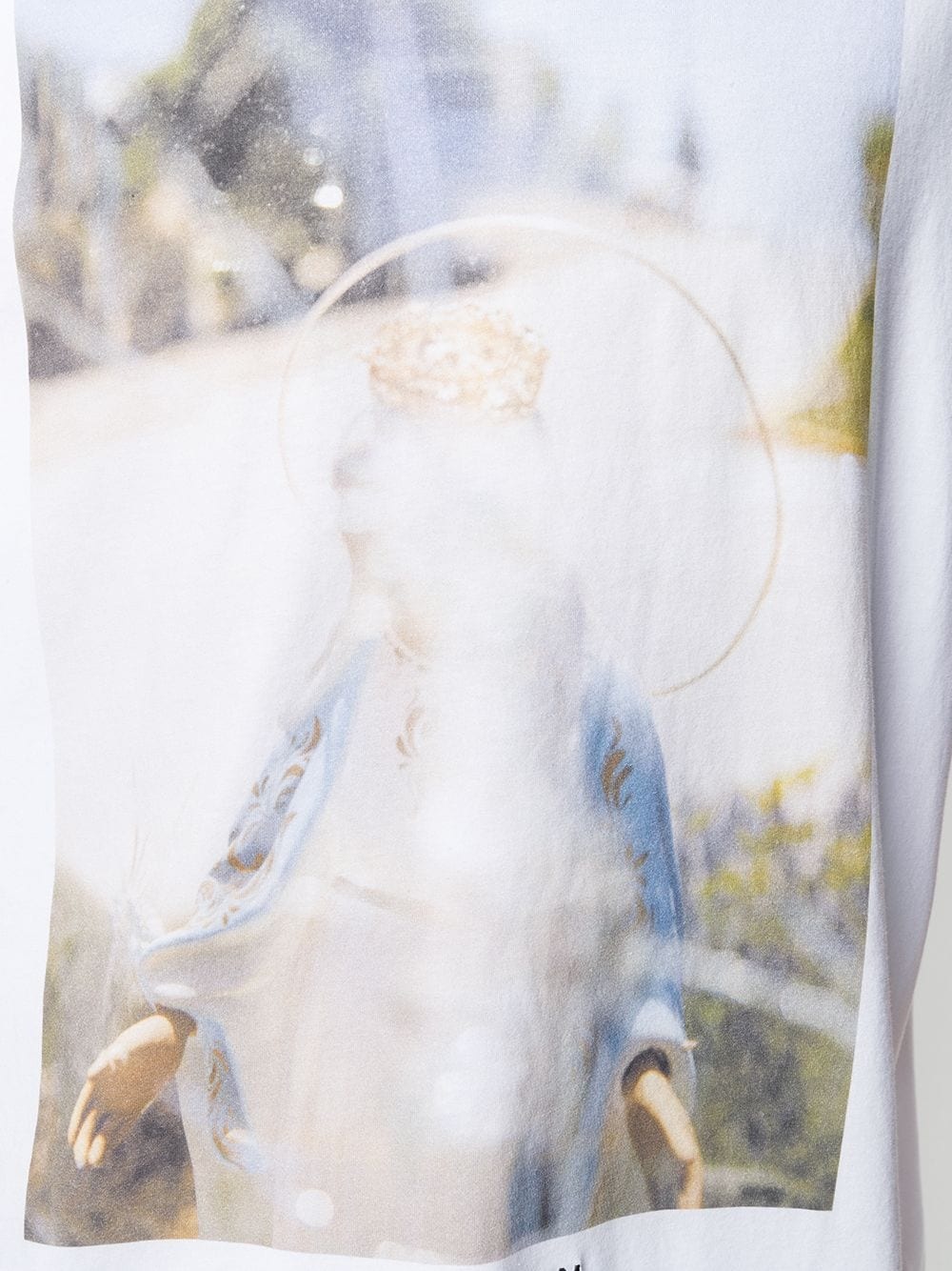 Holy photograph print T-shirt - 5