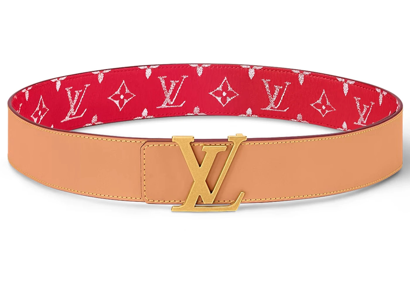 Louis Vuitton LV Initiales 40mm Reversible Belt Red - 2