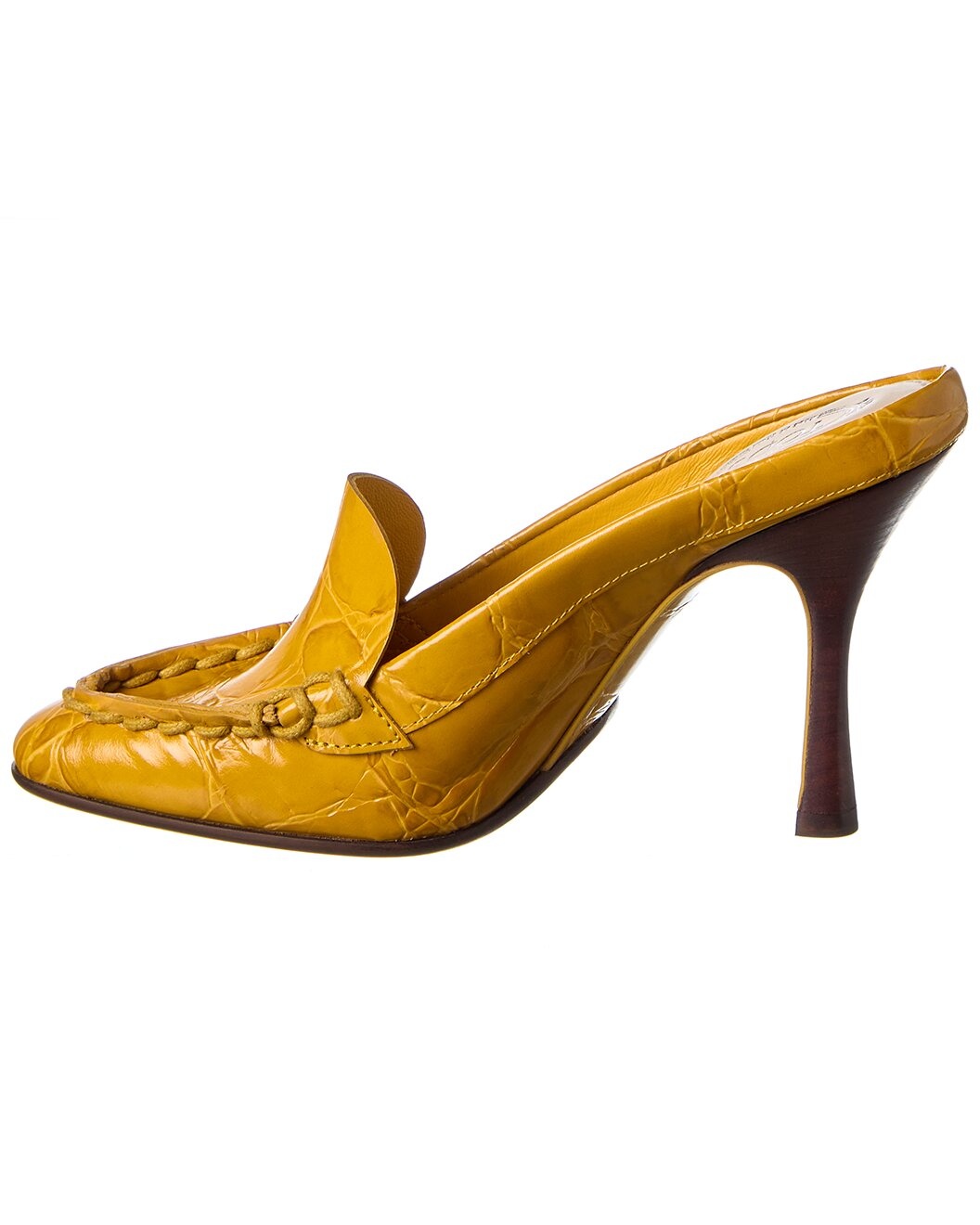 TOD’s Croc-Embossed Leather Mule - 2