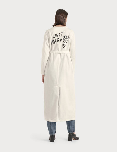 MM6 Maison Margiela Rose Print Cape outlook