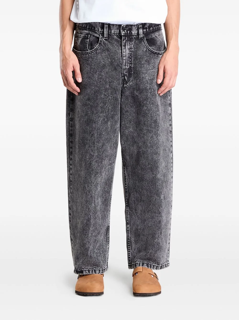 Check-5 Bacid-wash jeans - 1