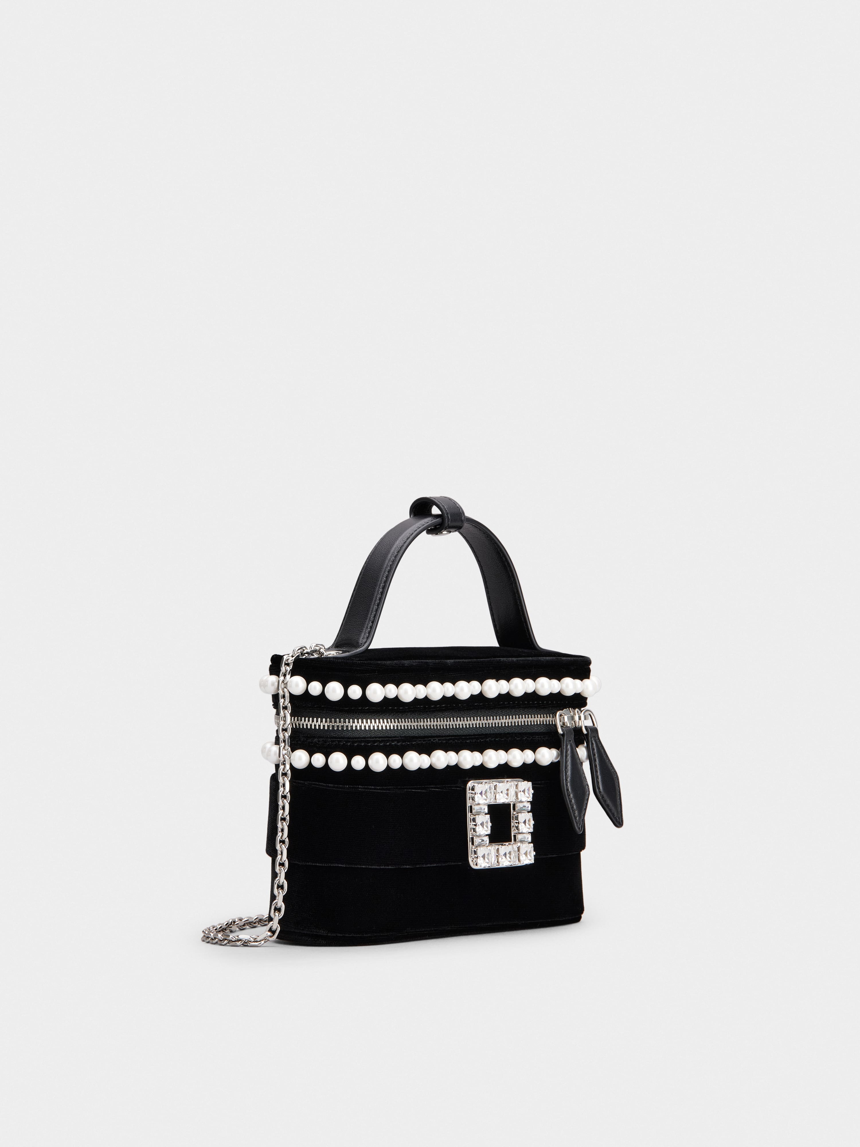 Vanity Très Vivier Micro Bag in velvet - 2