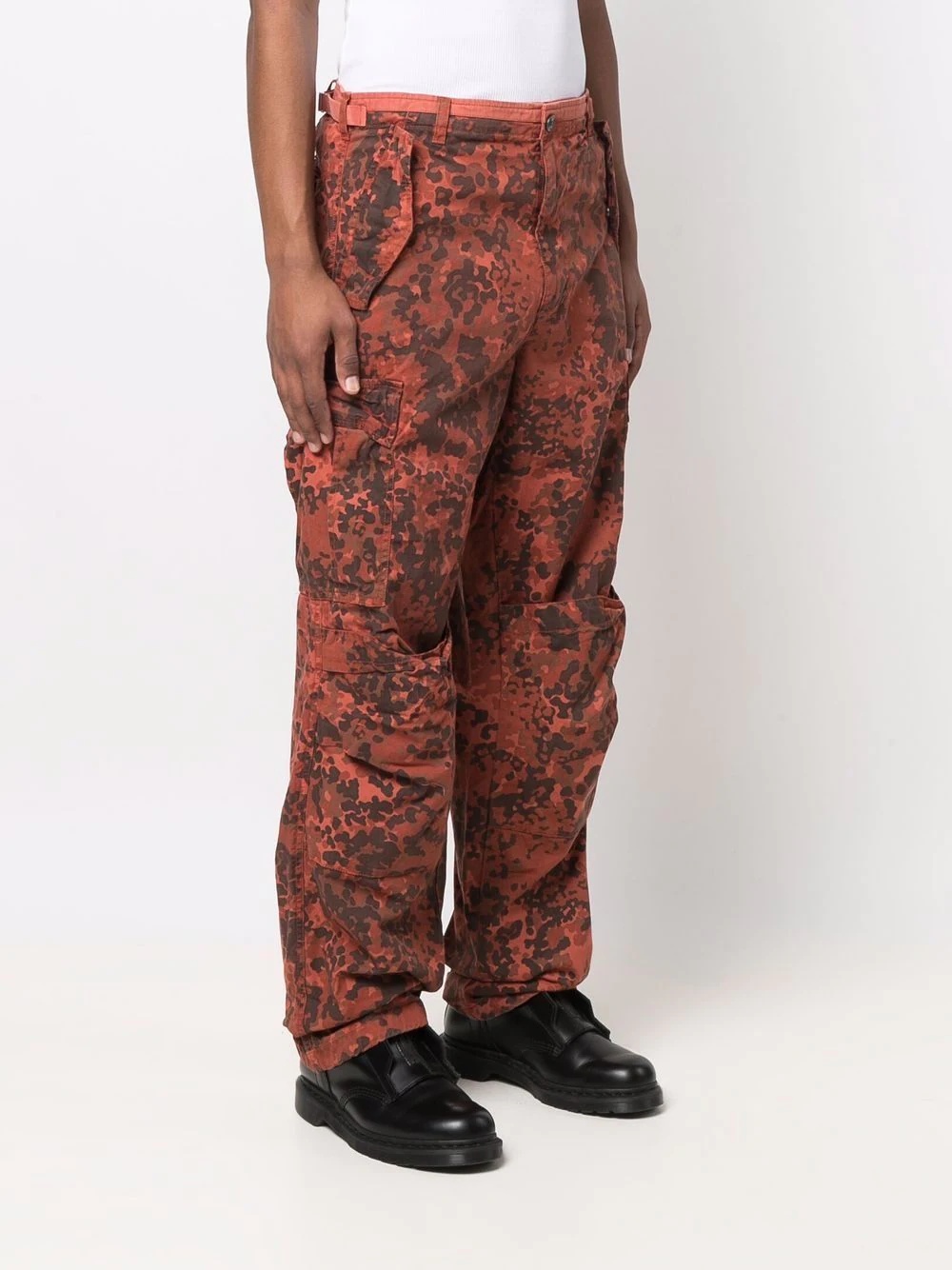 camouflage-print cargo trousers - 3