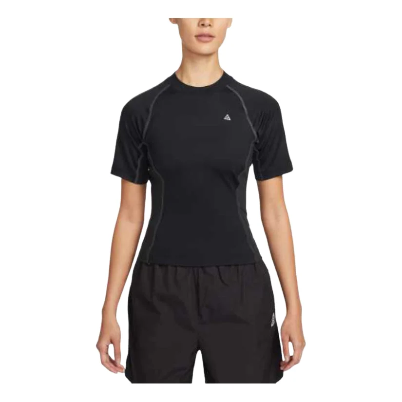 (WMNS) Nike ACG Dri-Fit Layer T-Shirt 'Black' IO1461-010 - 1