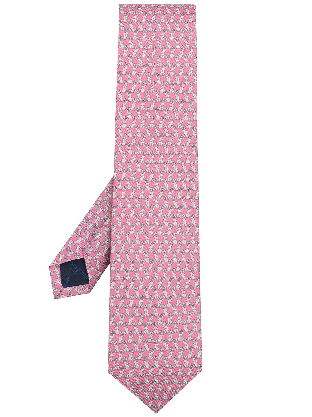 animal-pattern tie - 1