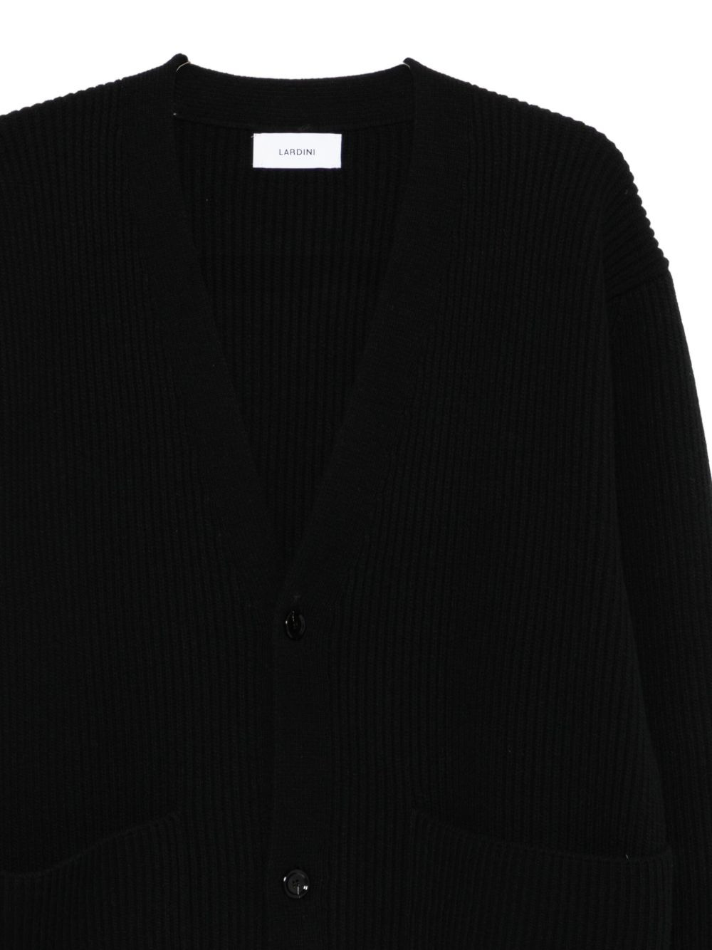 ribbed wool cardigan - 3