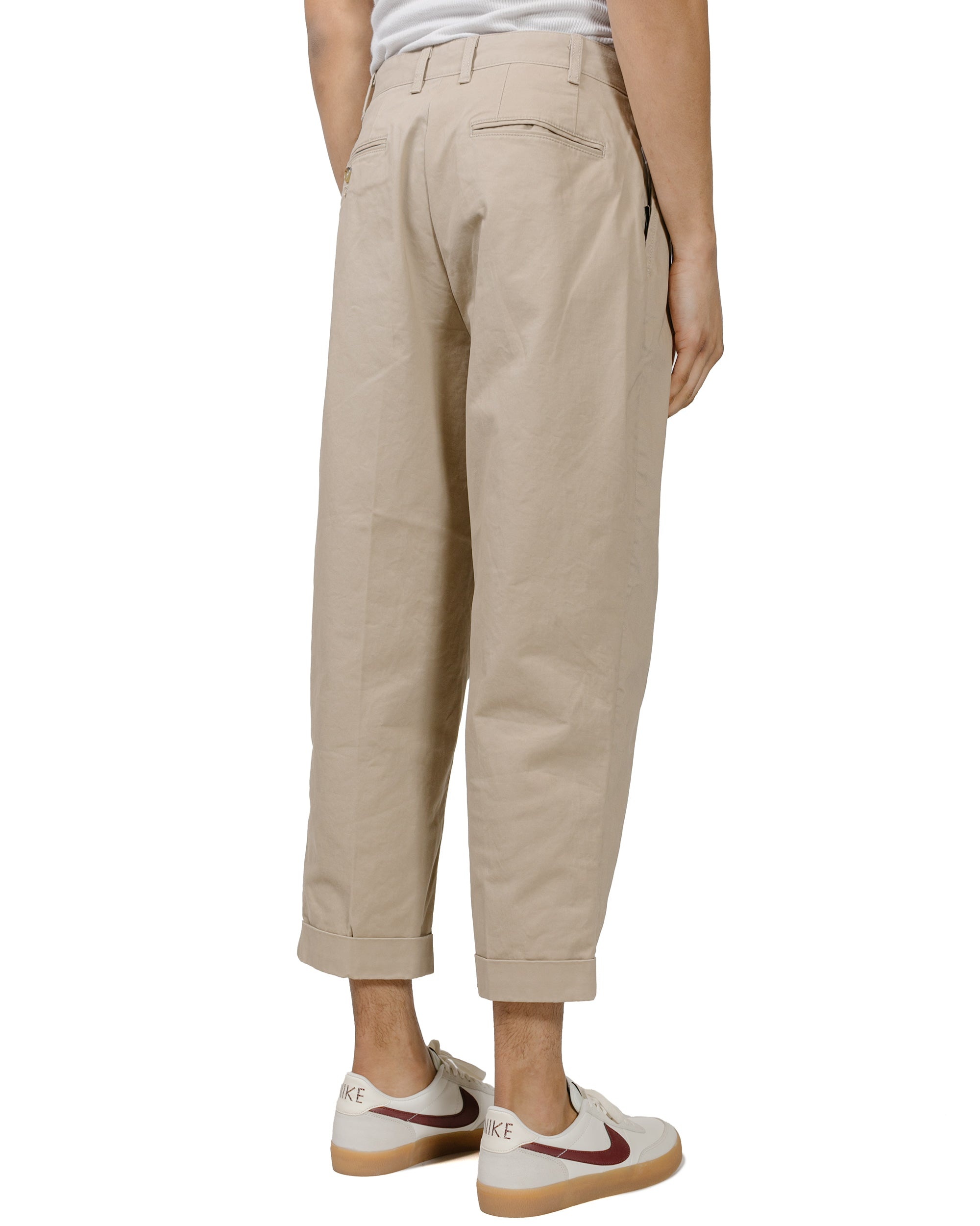 2Pleats Twill Khaki - 3