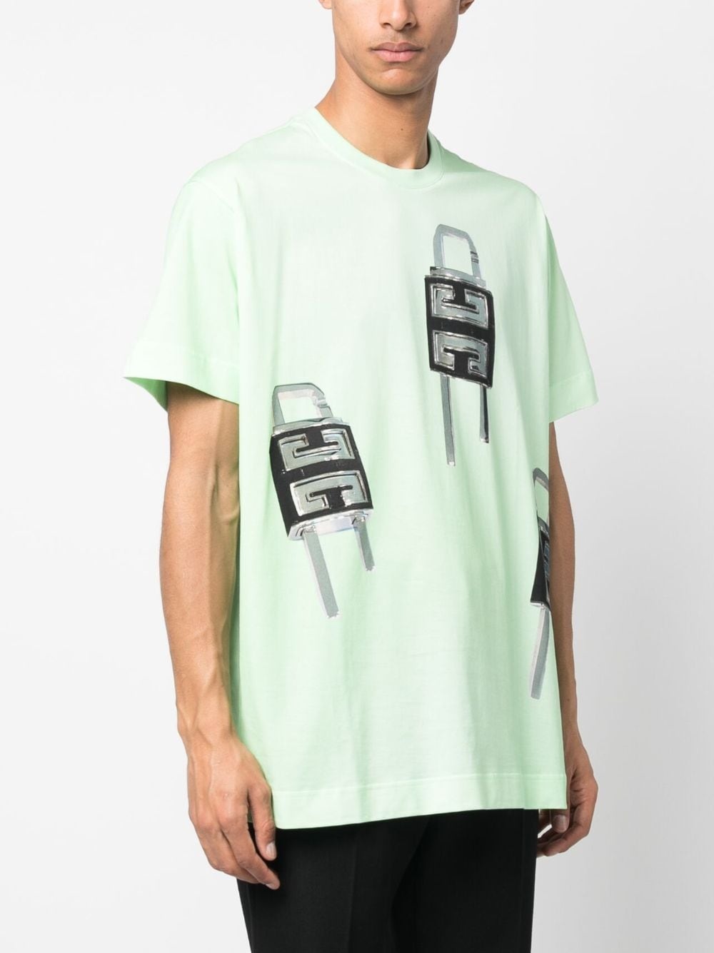 illustration-print cotton T-shirt - 3