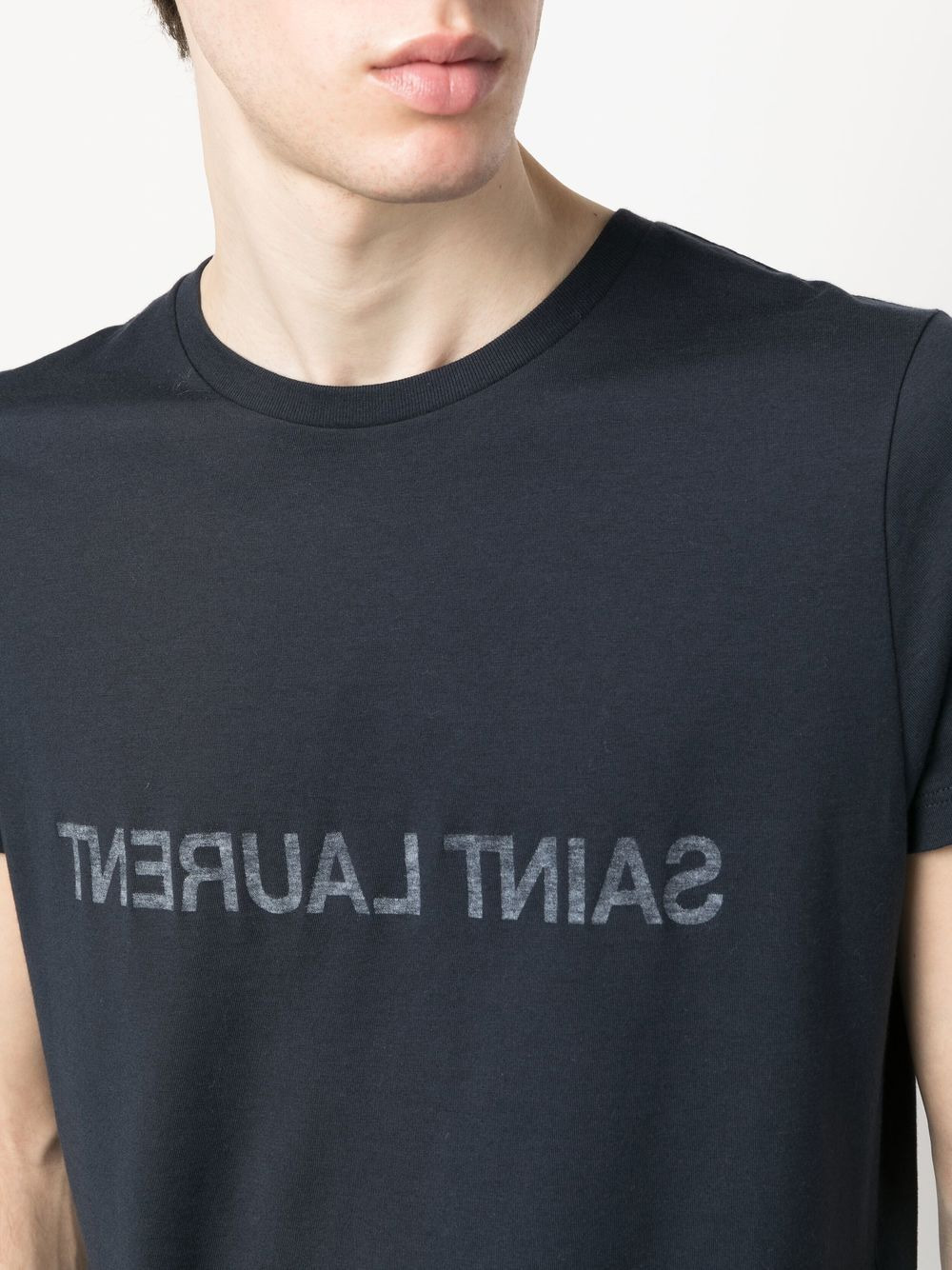 Saint Laurent Reverse Logo T-Shirt - 2