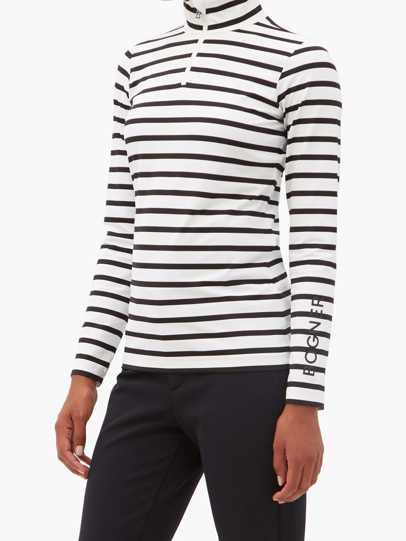 Beline striped stretch-jersey base-layer top - 2