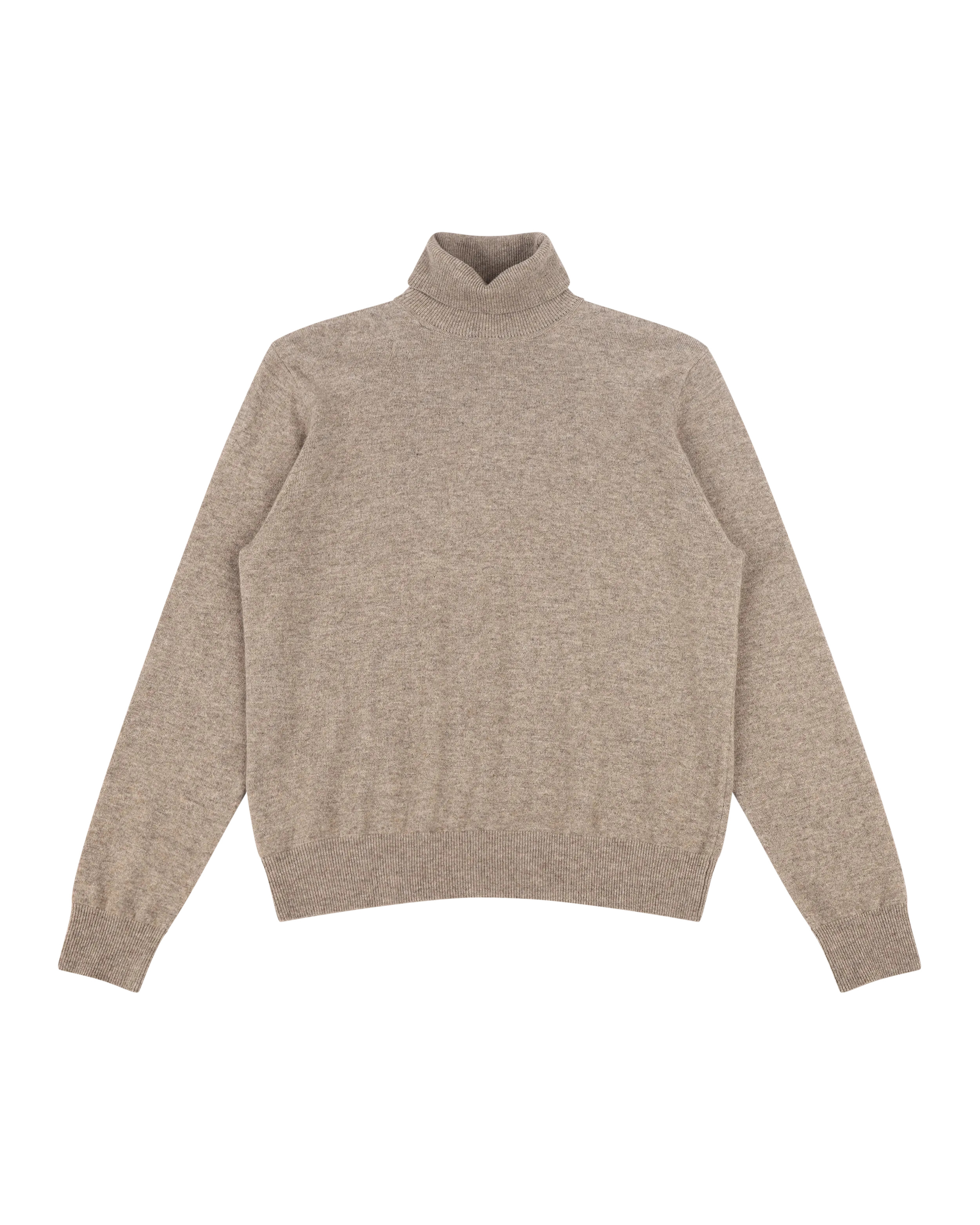 KNIT TURTLENECK CAMEL - 4